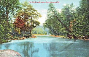 On the Credit River near Georgetown Ontario Canada~1908 Stedman POSTCARD