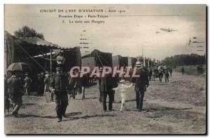 Old Postcard Jet Aviation System of Aviation & # 39est August 1910 Step One v...