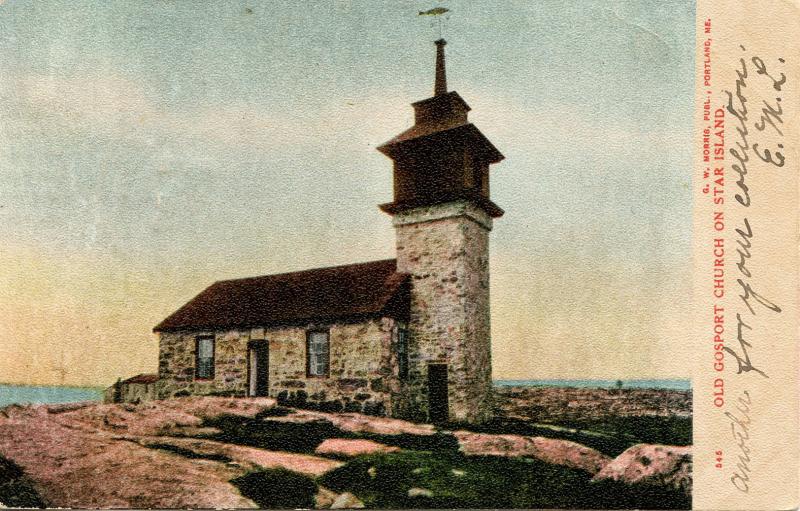 NH - Isles of Shoals. Star Island, Old Gosport Church