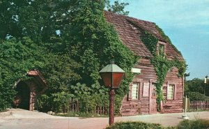 Florida FL, Oldest Wooden School House, Erected Late 18th Century, Postcard