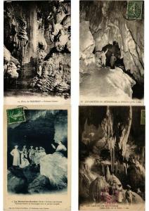 GROTTE CAVES Mostly FRANCE & BELGIUM 900 Cartes Postales Pre-1940