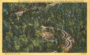 Loop Over on Newfound Gap Highway TN, Tennessee - Linen