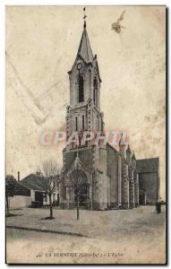 Old Postcard La Bernerie The Church