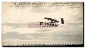 Postcard Old Jet Aviation Great week of & # 39aviation Champagne Wright Bipla...