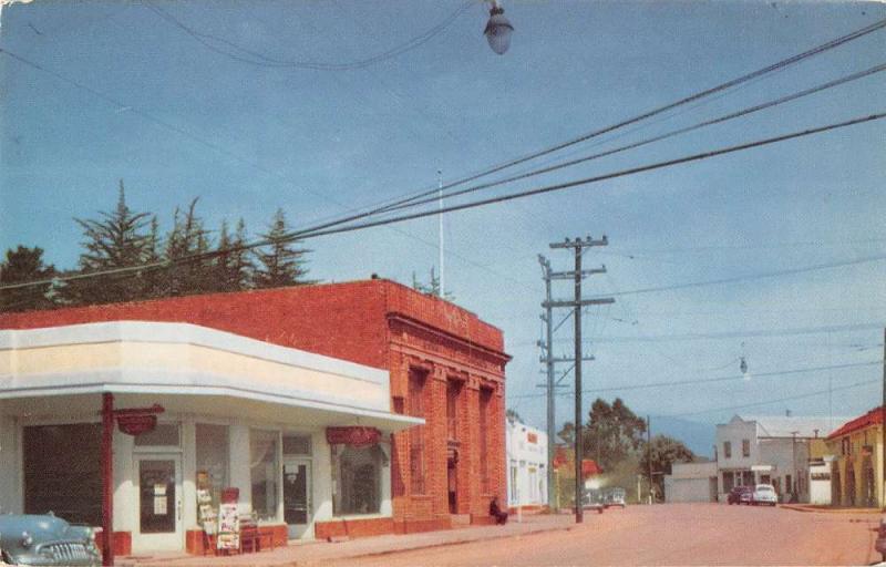 Cambria California Main Street Scene Historic Bldgs Vintage Postcard K30004