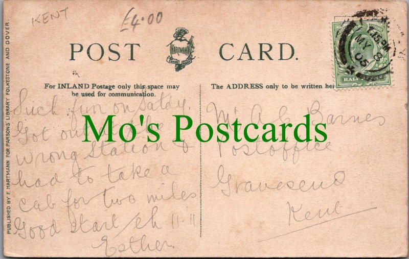 Kent Postcard - Old Cottage, Newington SW8165