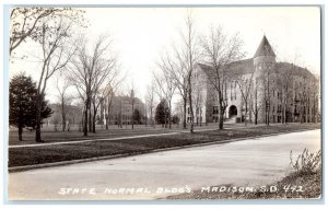 c1940's State Normal Bldg's Madison South Dakota SD RPPC Photo Vintage Postcard