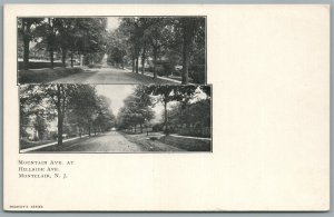 MONTCLAIR NJ MOUNTAIN AVENUE ANTIQUE POSTCARD