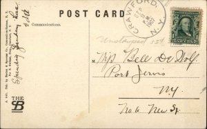 Mountain Lodge Shawangunk Mtns Crawford Ulster County NY c1910 Postcard