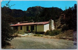 Vtg Texas TX Chisos Mountains Cottages View Big Bend National Park Postcard