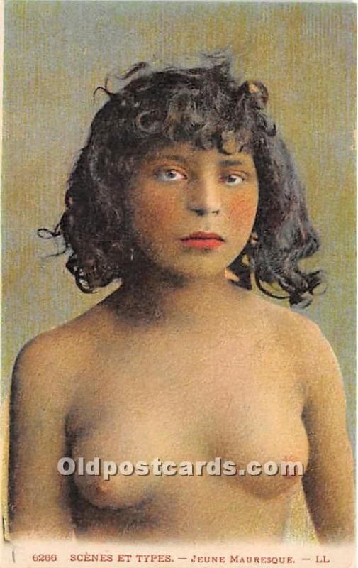 Jeune Mauresque Arab Nude Unused 