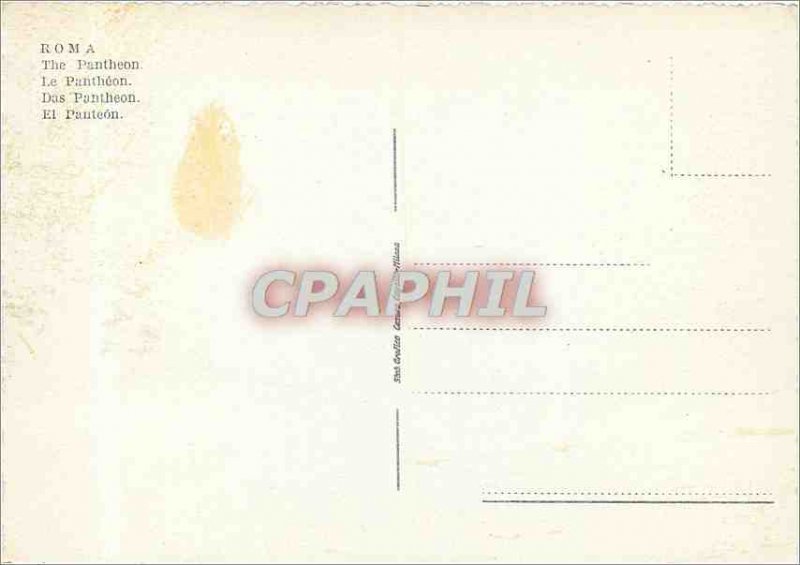 Postcard Modern Rome Pantheon