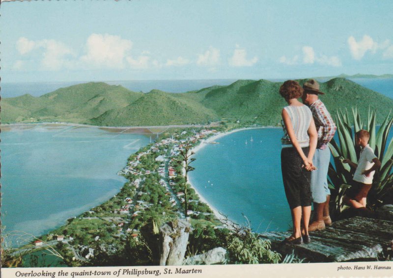 POSTAL 62643 Con vistas a la pintoresca ciudad de Philipsburg St