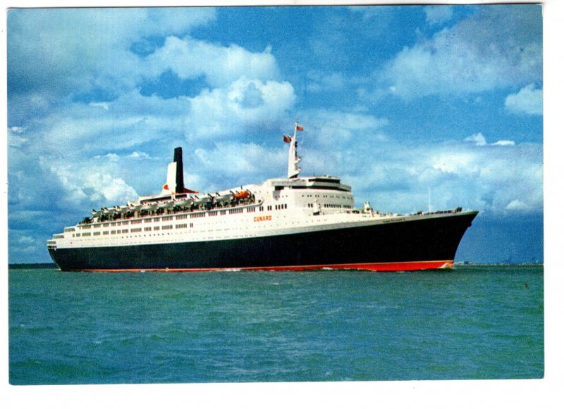 Queen Elizabeth 2, New Cunard, Ocean Cruise, 1969