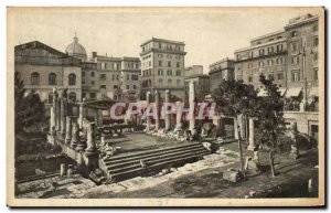 Old Postcard Roma Nuovi Scavi al Largo Argentina