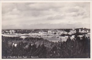 Bermuda City Of Hamilton From Paget Real Photo