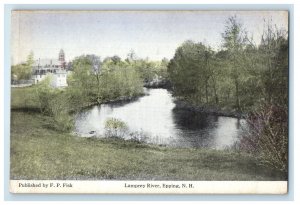 c1910's View Of Lamprey River Epping New Hampshire NH Unposted Antique Postcard