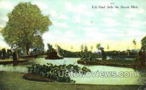 Lily Pond, Belle Isle in Detroit, Michigan