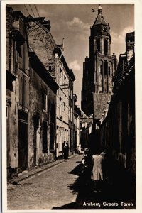 Netherlands Arnhem Grote Toren Vintage RPPC C035