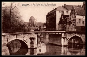 La Dyle et le Pont de la Fontaine,Malines,Belgium BIN