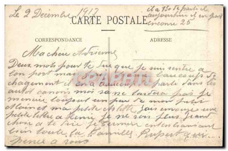 Old Postcard Chaumont The Hotel de Ville