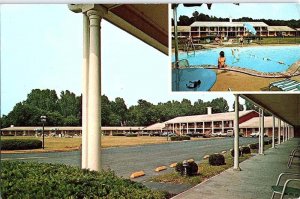 Postcard MOTEL SCENE Henderson Kentucky KY AI7964