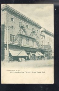 SOUTH BEND INDIANA AUDITORIUM THEATRE VINTAGE POSTCARD 1906