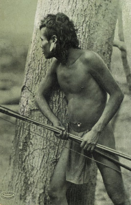 brazil, Indios Botucudos Aimoré Indians, Cacique com Botoques (1910s) Postcard