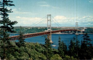 Washington Tacoma The Narrows Bridge 1953