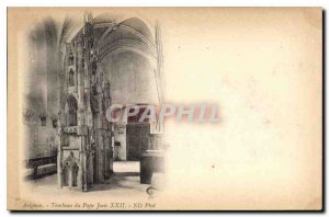 Postcard Old Avignon Pope John XXII Tomb