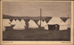 Quebec City? Valcartier Military Camp Canada WWI Postcard c1915