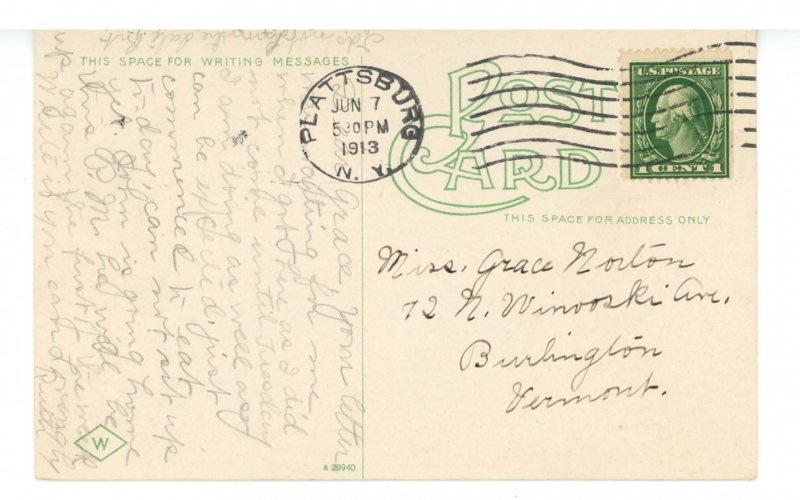 NY - Plattsburgh. Cumberland Hotel & Court House