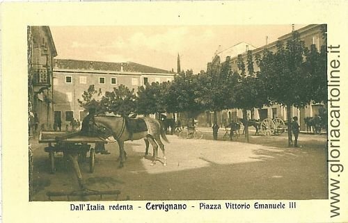 04837 VINTAGE POSTCARD - UDINE - CERVIGNANO DEL FRIULI-