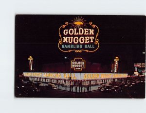 Postcard Golden Nugget Gambling Hall Saloon And Restaurant, Las Vegas, Nevada