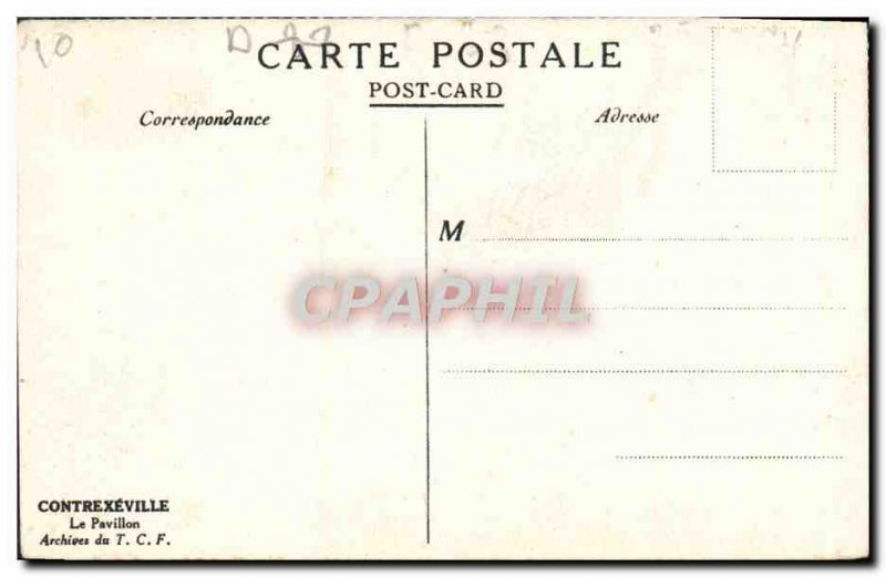 Old Postcard Contrexeville Pavillon