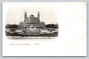The Trocadéro Palace Paris France Vintage Postcard 1168