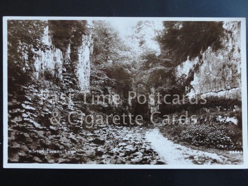 c1933 RP - Lovers Leap, Buxton, Derbyshire