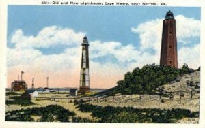 Old & New Lighthouses - Norfolk, Virginia