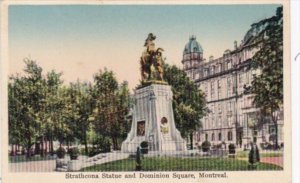 Canada Montreal Strathcona Statue and Dominion Square