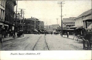 Middletown NY Franklin Square c1910 Postcard