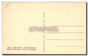 Old Postcard Folklore Guethary Basque Country Basque Dancers Dance Fandango