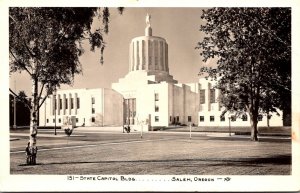 Oregon Salem State Capitol Building 1950 Real Photo
