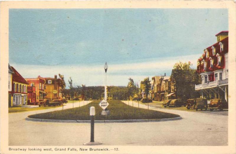 10178  New Brunswick Grand Falls  Broadway looking west