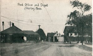 12748 Post Office and Railroad Depot, Shirley, Massachusetts