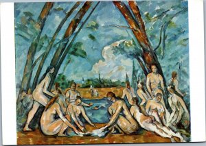 postcard art - Paul Cezanne - Women bathing