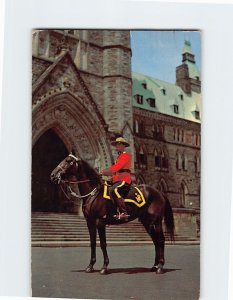 Postcard Royal Canadian Mounted Policeman, Canada