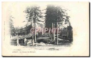 Old Postcard Auray Le Champ Des Martyrs