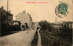 CPA SILLERY Avenue de la Gare (864597)