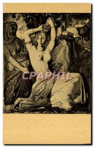 Old Postcard Chasseriau If Parant Esther to appear before Ahasuerus