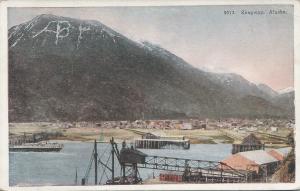 View of Skagway, Alaska, Early Postcard, Unused